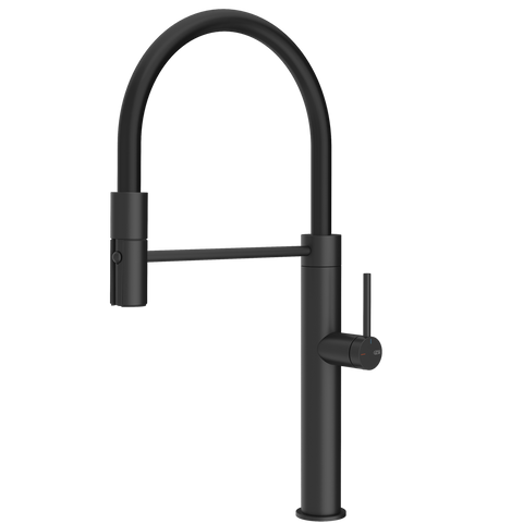Gessi 60120 316 Smooth Goose Neck Semi-Professional Spray Mixer