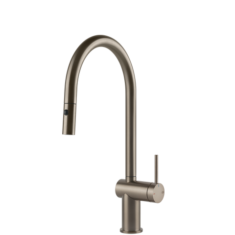 Gessi 60413 Inedito Goose Neck Pull Out Spray Mixer