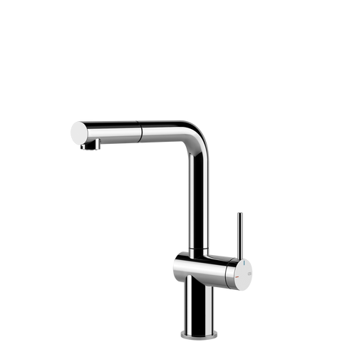 Gessi 60433 Inedito Right Angle Pull Out Mixer