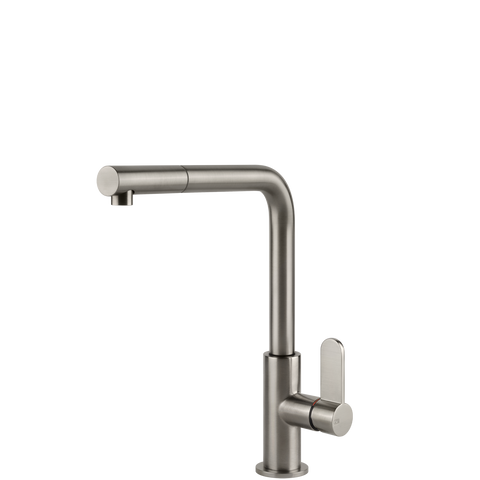 Gessi 60537#239 Acciaio Right Angle Pull Out Mixer