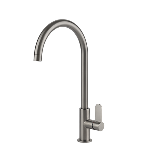 Gessi 60541#239 Acciaio Goose Neck Swivel Mixer