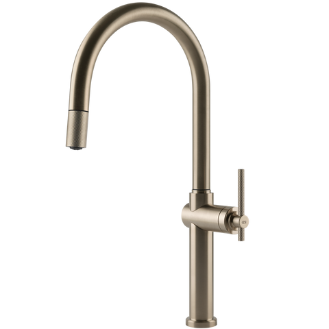 Gessi 60672 Habito Goose Neck Pull Out Mixer