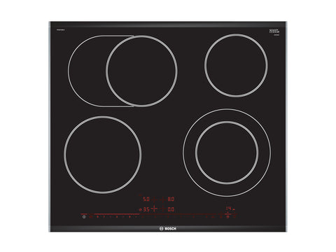 Bosch PKN675DB1A Series 8 Black Glass 60cm Wide Electric Cooktop