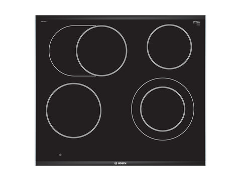 Bosch PKN675DB1A Series 8 Black Glass 60cm Wide Electric Cooktop