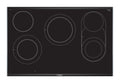 Bosch PKM875DP1A Series 8 Black Glass 80cm Wide Electric Cooktop