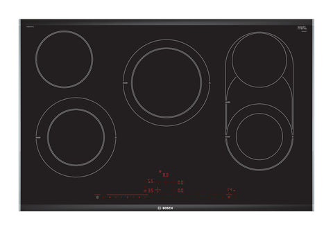 Bosch PKM875DP1A Series 8 Black Glass 80cm Wide Electric Cooktop