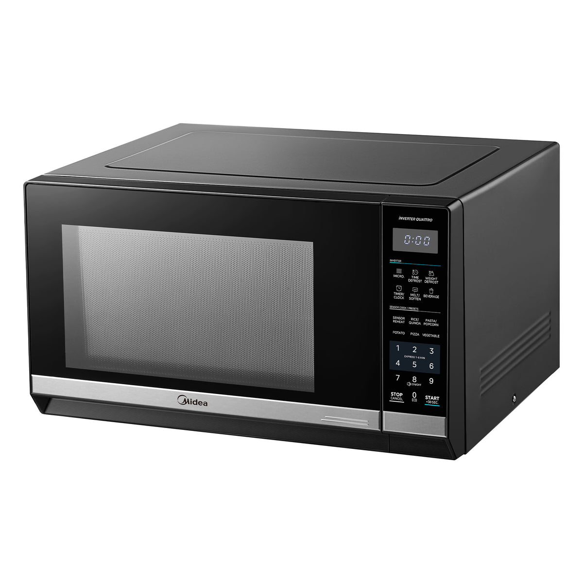 Midea MMW12VT45B 45L 1200W Smart Inverter Black Microwave