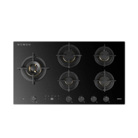 Robam 7H50 90cm Wide 5 Burners Glass Gas Cooktop