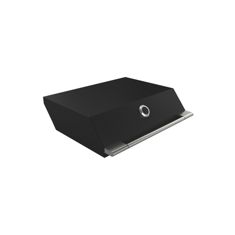 Artusi ABBQMBH2 80cm BBQ roasting lid in matte black