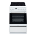 Artusi AFC547W 54cm white freestanding electric cooker with ceramic cooktop