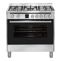 Artusi AFG915X/1 90cm freestanding dual fuel cooker in stainless steel