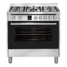Artusi AFG915X/1 90cm freestanding dual fuel cooker in stainless steel