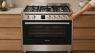 Artusi AFG915 90cm Freestanding Dual Fuel Cooker lifestyle - simple control