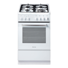 Artusi AFGG54W 54cm white freestanding gas cooker with 4 gas burners
