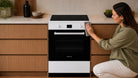Artusi AFI607X 60cm Freestanding Induction Cooker lifestyle - easy clean