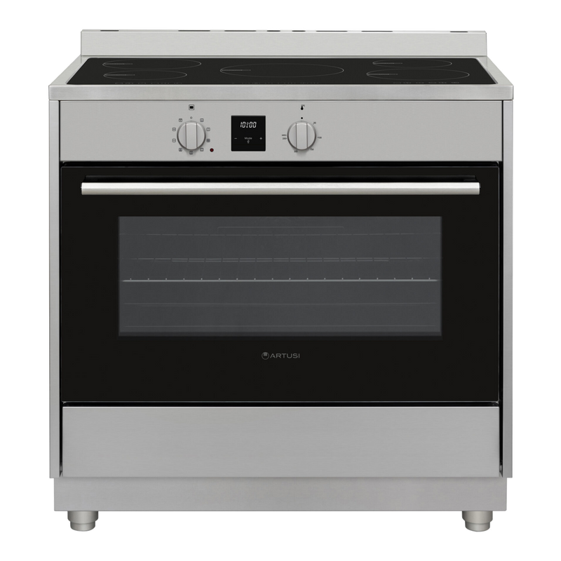 Artusi AFI902X 90cm Freestanding Induction Cooker in Stainless Steel