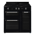 Artusi AFIR935B 90cm Freestanding Induction Cooker With 3 Electric Ovens - Black