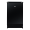 Artusi AIM4009B freestanding ice maker in matte black, front view