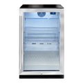 Artusi AOF1SM5 138 bottle single door outdoor beverage chiller in stainless steel