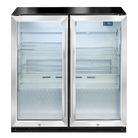 Artusi AOF2SM5 190 bottle double door outdoor beverage chiller in stainless steel