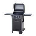 Artusi ATBBQ2ET 2 element electric trolley BBQ in black