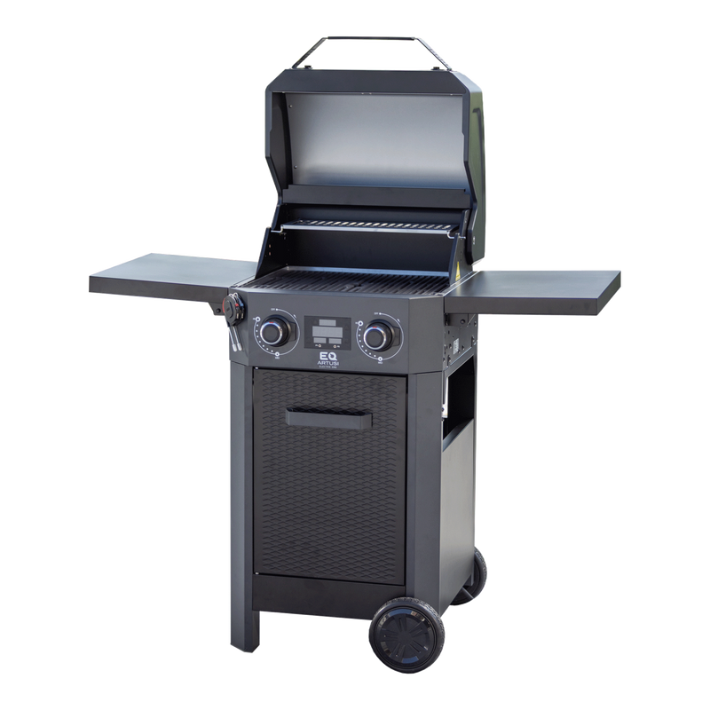 Artusi ATBBQ2ET 2 element electric trolley BBQ in black