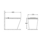 Arcisan Neion Plus NE041200 technical dimensions drawing