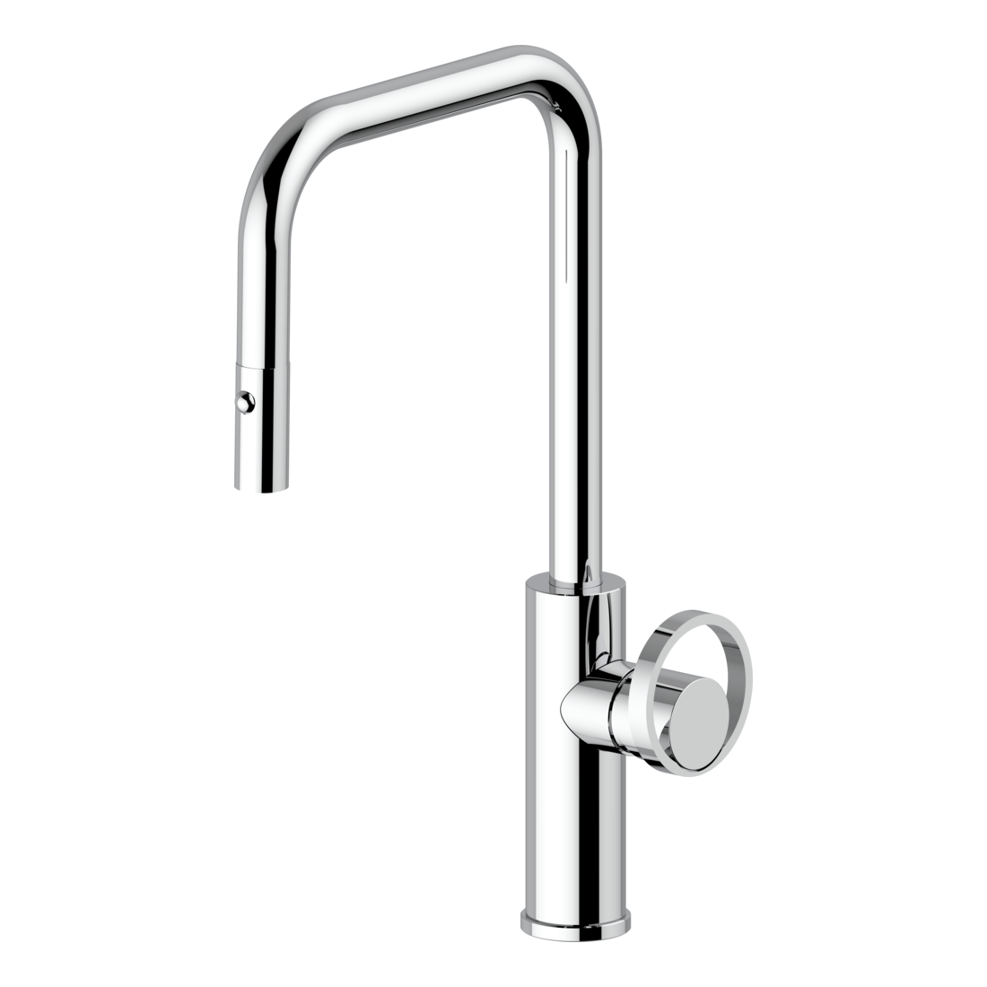 Armando Vicario Piazza Chrome Lead Free Dual Spray Pull-Out Kitchen Mixer