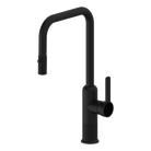 Armando Vicario 400782-B-LF Lumiere Pull-Out Dual Spray Kitchen Mixer - Black
