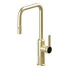 Armando Vicario 400782-LG-LF Lumiere Pull-Out Dual Spray Kitchen Mixer - Light Gold