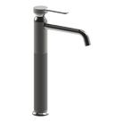Armando Vicario 500681 Lead Free Lumiere High Basin Mixer in Black Brushed Nickel