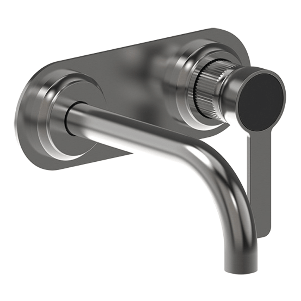 Armando Vicario 500687 Lead Free Lumiere Wall Basin Mixer in Black Brushed Nickel