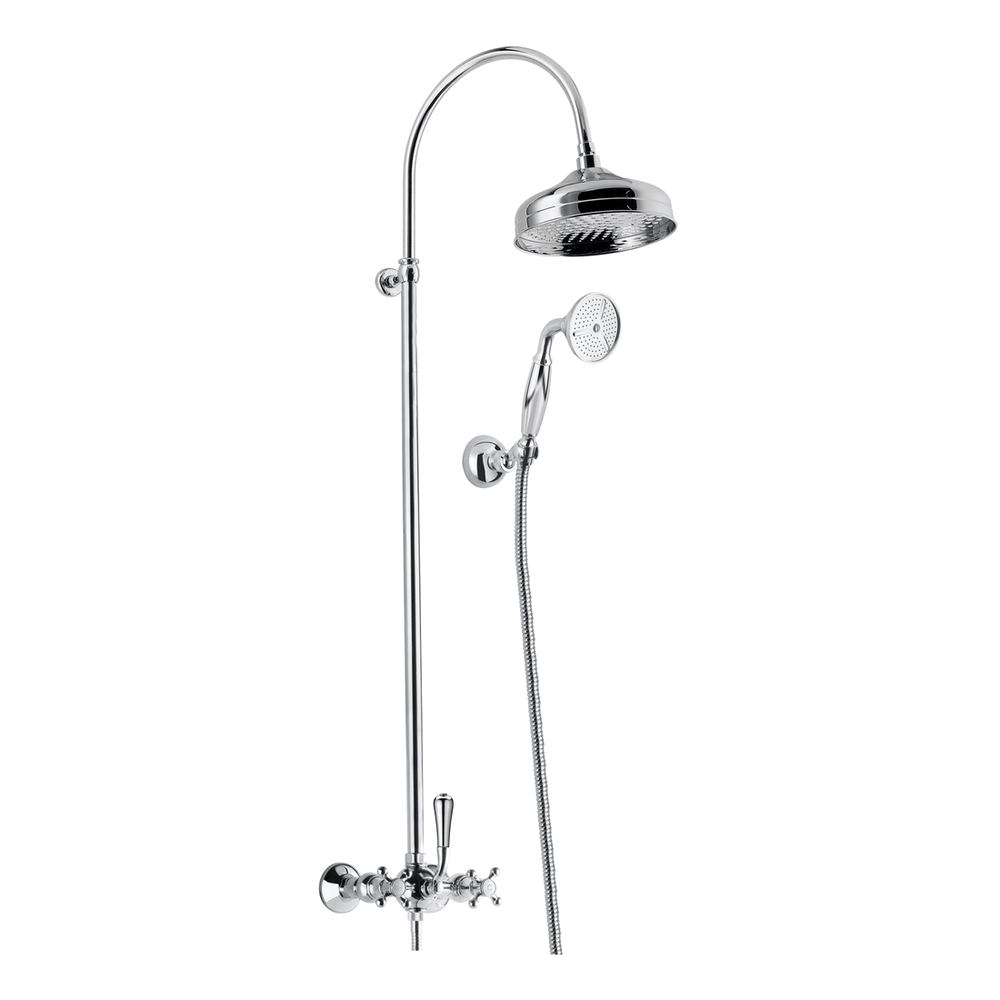 Armando Vicario 800888 Provincial Twin Overhead Shower with Hand Shower