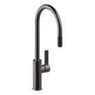 Armando Vicario LUZ-1 Black Brushed Nickel Lead Free Gooseneck Pull-Out Kitchen Mixer
