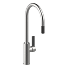 Armando Vicario LUZ-1 Brushed Nickel Lead Free Gooseneck Pull-Out Kitchen Mixer