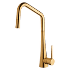 Armando Vicario TINK-D Brushed Gold Lead Free Kitchen Mixer with Pull-Out