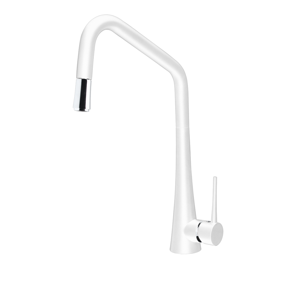 Armando Vicario TINK-D White Lead Free Kitchen Mixer with Pull-Out