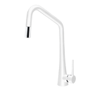 Armando Vicario TINK-D White Lead Free Kitchen Mixer with Pull-Out