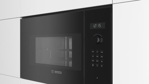 Bosch BEL554MB1A Series 6 Black 60cm Wide Built-In Microwave