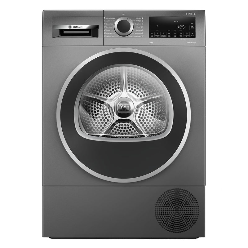 Bosch WQG235DRAU Series 6 8kg Cast Iron Heat Pump Tumble Dryer