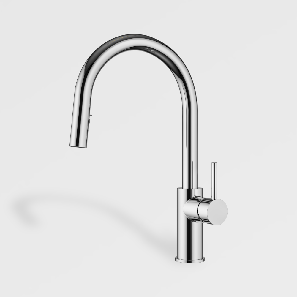 Innova BL9003 Kova Gooseneck Kitchen Mixer with Pull-Out Spray - Chrome