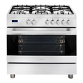 Artusi CAFG91X 90cm Freestanding Dual Fuel Cooker in Stainless Steel