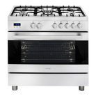 Artusi CAFG91X 90cm Freestanding Dual Fuel Cooker in Stainless Steel