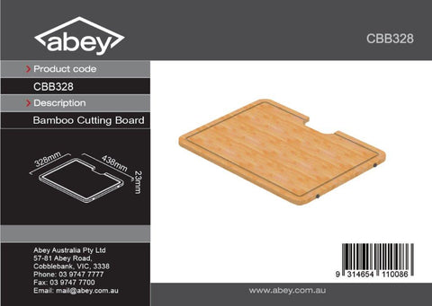 Abey CBB328 Bamboo Cutting Board