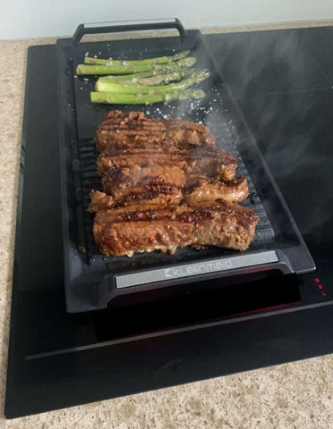 Kleenmaid CIG4523 Cast Iron Griddle - Suitable for Induction Cooktops