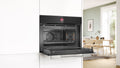 Bosch CMG7241B1A Series 8 Black Glass 60cm Wide Built-In Combination Microwave Oven