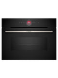 Bosch CMG7241B1A Series 8 Black Glass 60cm Wide Built-In Combination Microwave Oven