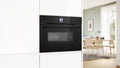Bosch CMG936AB1A Series 8 Black Glass 60cm Wide Built-In Combination Microwave Oven