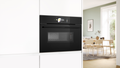Bosch CMG978NB1A Series 8 Black Glass 60cm Wide Built-In Combination Microwave Oven