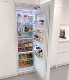 Kleenmaid CR30911 Fully Integrated Upright All Refrigerator in kitchen